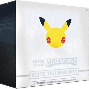 Pokemon TCG: Celebrations Elite Trainer Box ETB, Factory Sealed and on Hand!